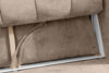 RUSA Pikowana sofa trzyosobowa rozkładana w tkaninie plecionej jasny beżowy jasny beżowy - zdjęcie 13
