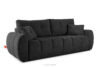 HELLA Pikowana sofa trzyosobowa z funkcją spania w tkaninie plecionej antracytowy antracytowy - zdjęcie 3