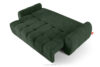 HELLA Pikowana sofa trzyosobowa z funkcją spania w tkaninie plecionej zielony zielony - zdjęcie 5