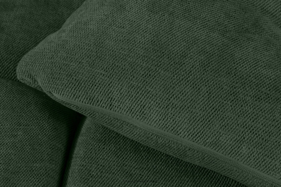 HELLA Pikowana sofa trzyosobowa z funkcją spania w tkaninie plecionej zielony zielony - zdjęcie 8