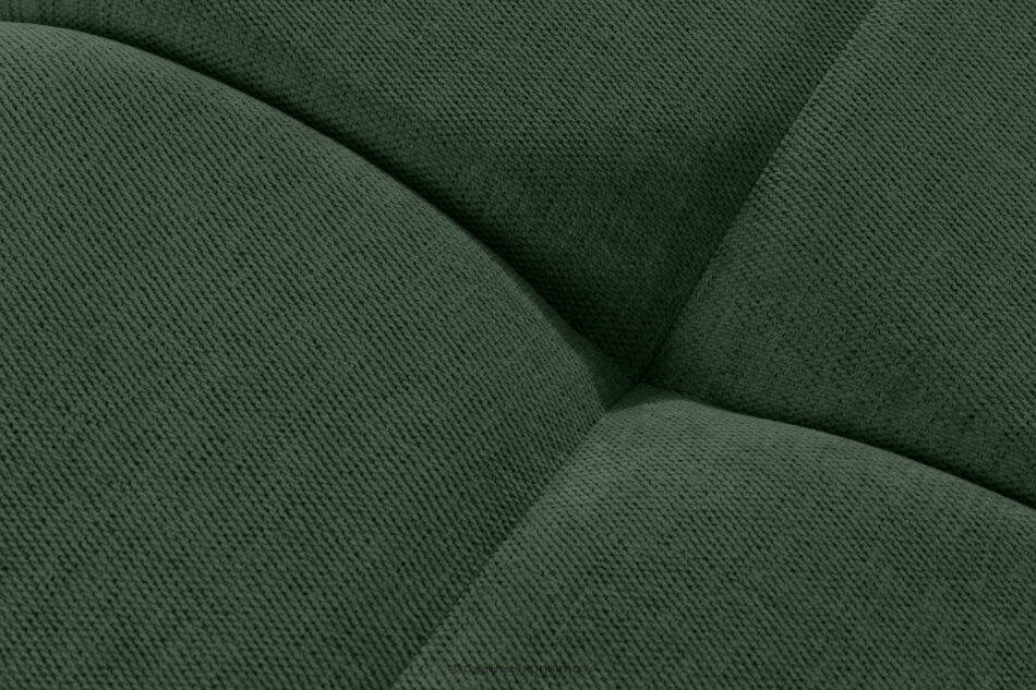 HELLA Pikowana sofa trzyosobowa z funkcją spania w tkaninie plecionej zielony zielony - zdjęcie 9