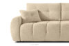 HELLA Pikowana sofa trzyosobowa z funkcją spania w tkaninie plecionej ciemny kremowy ciemny kremowy - zdjęcie 7