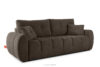 HELLA Pikowana sofa trzyosobowa z funkcją spania w tkaninie plecionej chłodny brązowy chłodny brązowy - zdjęcie 3