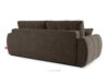 HELLA Pikowana sofa trzyosobowa z funkcją spania w tkaninie plecionej chłodny brązowy chłodny brązowy - zdjęcie 4