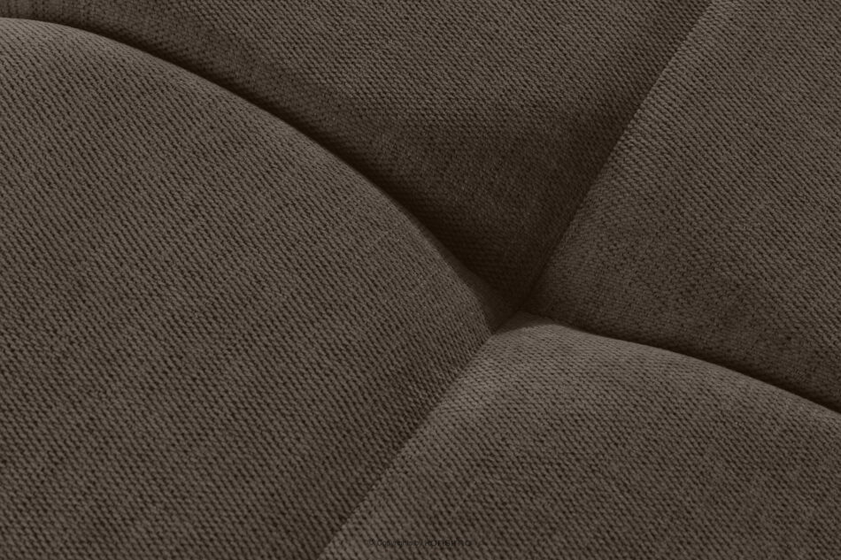 HELLA Pikowana sofa trzyosobowa z funkcją spania w tkaninie plecionej chłodny brązowy chłodny brązowy - zdjęcie 9