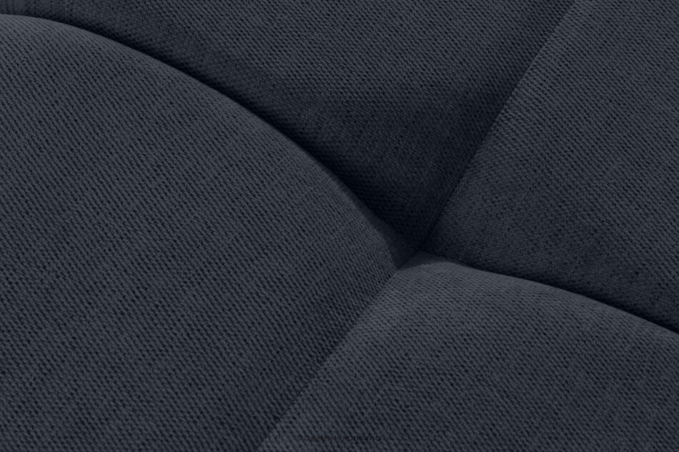 HELLA Pikowana sofa trzyosobowa z funkcją spania w tkaninie plecionej ciemny granatowy ciemny granatowy - zdjęcie 9