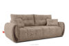 NILO Sofa trzyosobowa z pikowaniem w tkaninie plecionej ciemny beżowy ciemny beżowy - zdjęcie 3
