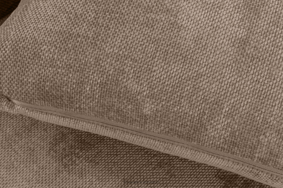 NILO Sofa trzyosobowa z pikowaniem w tkaninie plecionej ciemny beżowy ciemny beżowy - zdjęcie 8