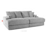ACERA Sofa z głębokim siedziskiem trzyosobowa w tkaninie sztruks jasny szary jasny szary - zdjęcie 3