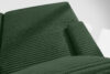 ACERA Sofa z głębokim siedziskiem trzyosobowa w tkaninie sztruks ciemny zielony ciemny zielony - zdjęcie 5