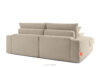 ACERA Sofa z dużym siedziskiem trzyosobowa w tkaninie sztruks taupe taupe - zdjęcie 4