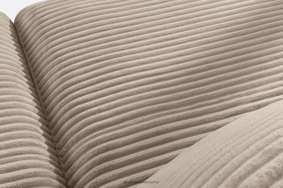 ACERA Sofa z dużym siedziskiem trzyosobowa w tkaninie sztruks taupe taupe - zdjęcie 6