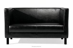 ESPECTO, https://konsimo.pl/kolekcja/especto/ Sofa do poczekalni ekoskóra czarna czarny - zdjęcie