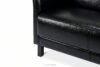 ESPECTO Sofa do poczekalni ekoskóra czarna czarny - zdjęcie 9