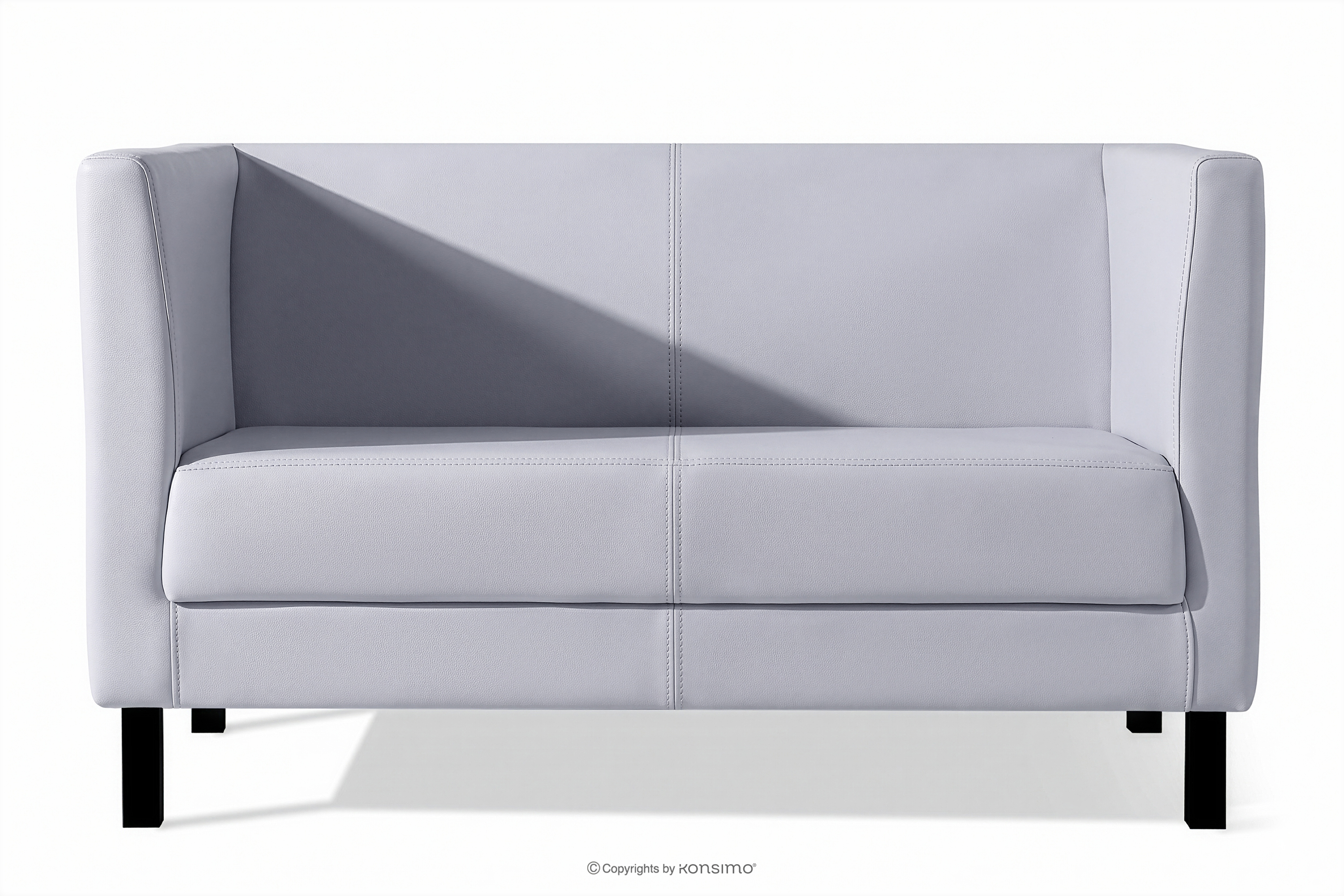 Sofa do poczekalni ekoskóra szara