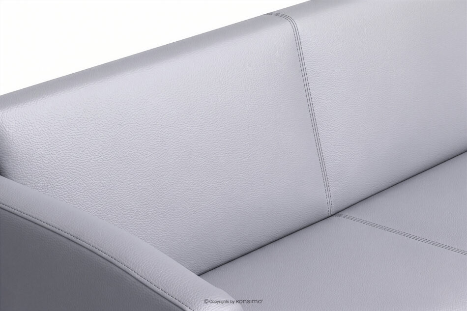 ESPECTO Sofa do poczekalni ekoskóra szara szary - zdjęcie 5