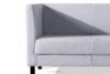 ESPECTO Sofa do poczekalni ekoskóra szara szary - zdjęcie 7