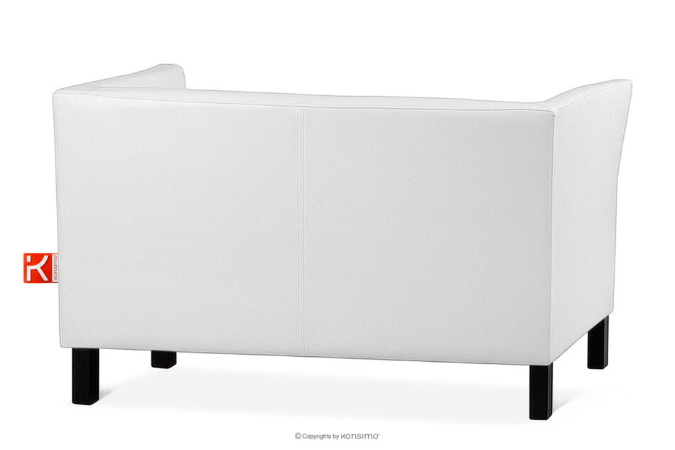 ESPECTO Sofa do poczekalni ekoskóra biała biały - zdjęcie 3