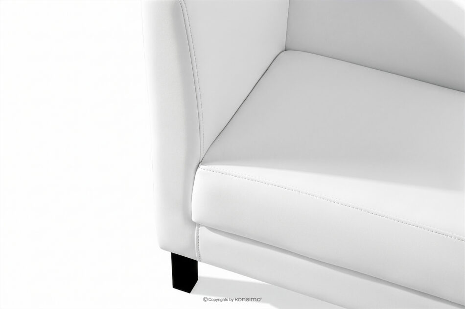 ESPECTO Sofa do poczekalni ekoskóra biała biały - zdjęcie 4