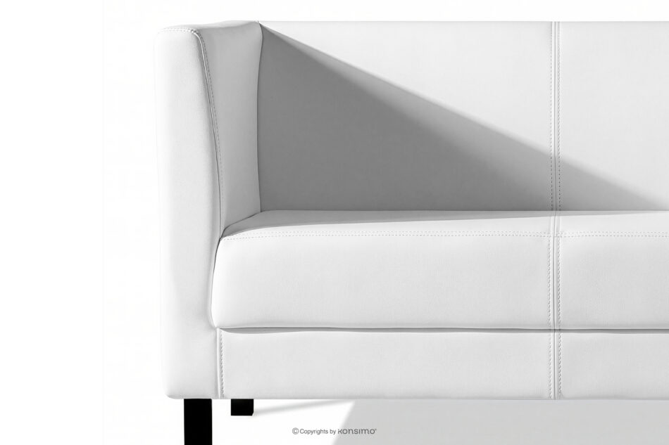 ESPECTO Sofa do poczekalni ekoskóra biała biały - zdjęcie 6