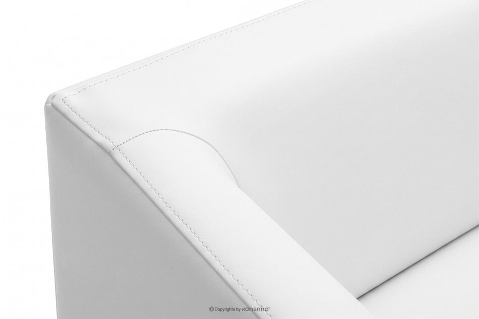 ESPECTO Sofa do poczekalni ekoskóra biała biały - zdjęcie 7