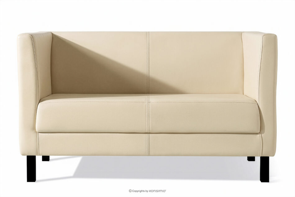 ESPECTO Sofa do poczekalni ekoskóra ecru kremowy - zdjęcie 0