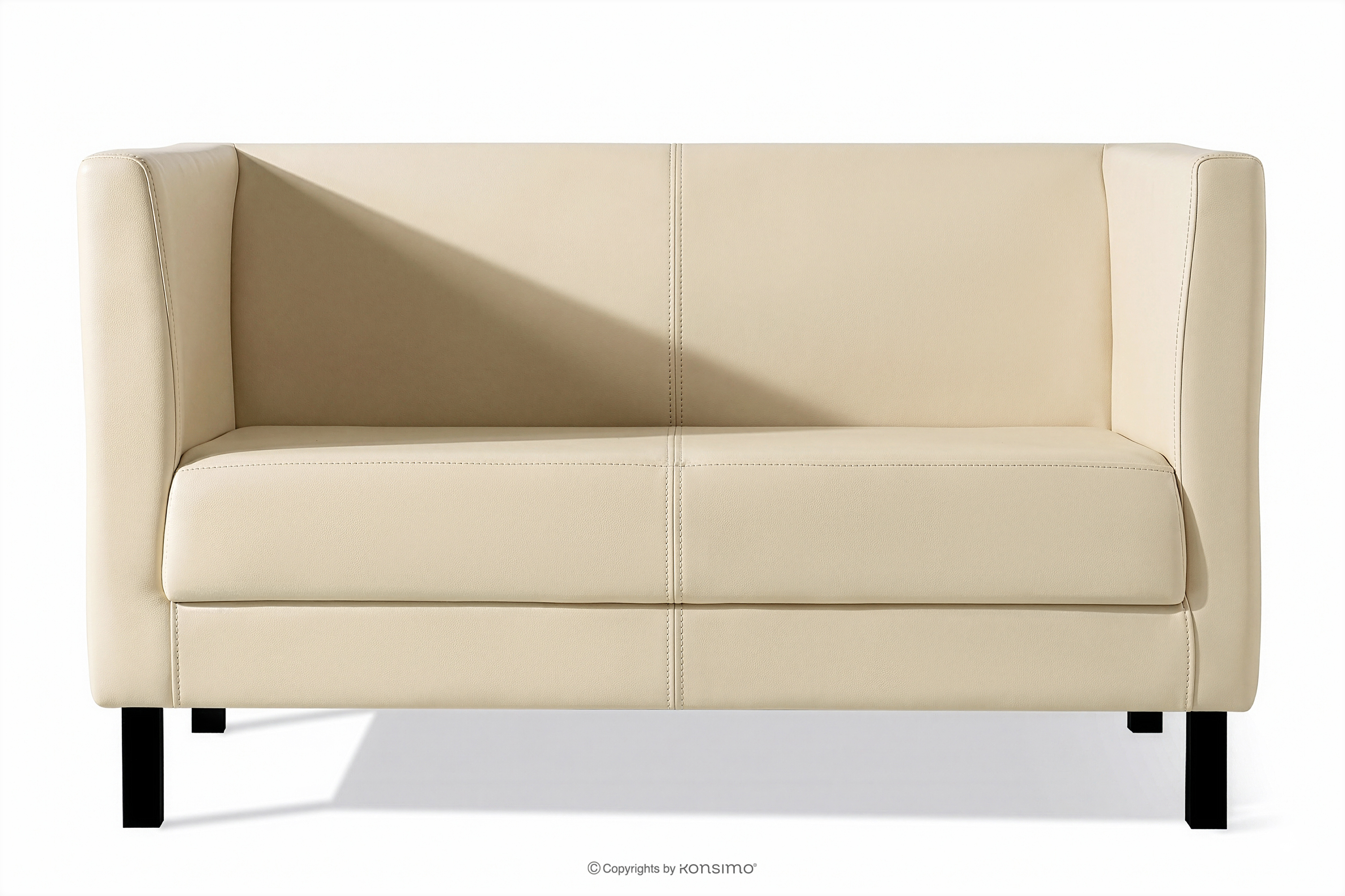 Sofa do poczekalni ekoskóra ecru