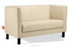 ESPECTO Sofa do poczekalni ekoskóra ecru kremowy - zdjęcie 3