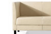 ESPECTO Sofa do poczekalni ekoskóra ecru kremowy - zdjęcie 7