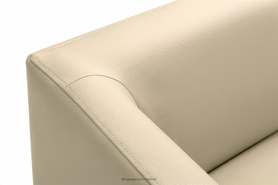 ESPECTO Sofa do poczekalni ekoskóra ecru kremowy - zdjęcie 7