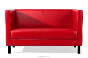 ESPECTO, https://konsimo.pl/kolekcja/especto/ Sofa do poczekalni ekoskóra czerwona czerwony - zdjęcie
