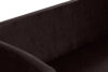 ESPECTO Sofa do poczekalni ekoskóra brązowa ciemny brąz - zdjęcie 6
