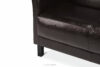 ESPECTO Sofa do poczekalni ekoskóra brązowa ciemny brąz - zdjęcie 9