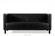 Sofa 3 osobowa do gabinetu czarna