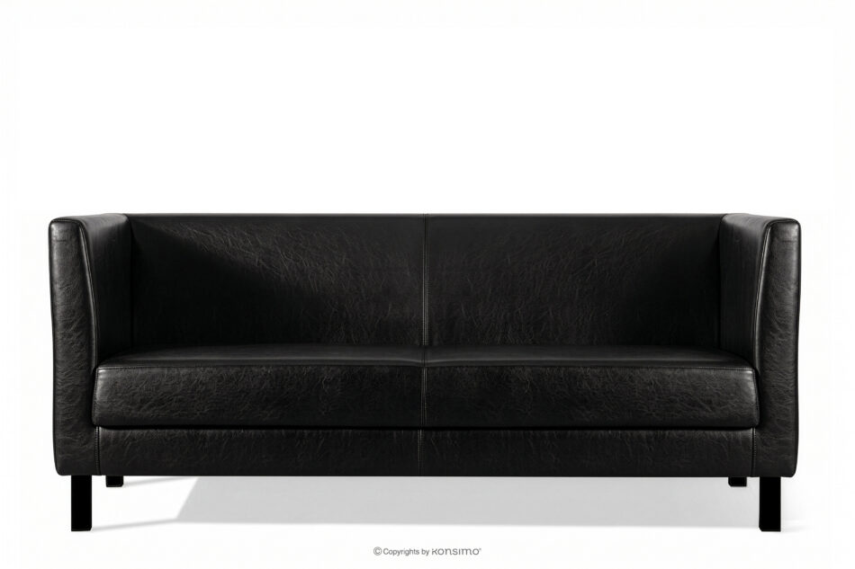 ESPECTO Sofa 3 osobowa do gabinetu czarna czarny - zdjęcie 0