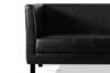 ESPECTO Sofa 3 osobowa do gabinetu czarna czarny - zdjęcie 7