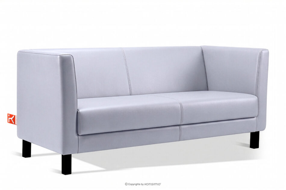 ESPECTO Sofa 3 osobowa do gabinetu szary szary - zdjęcie 2