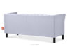 ESPECTO Sofa 3 osobowa do gabinetu szary szary - zdjęcie 4