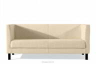 Sofa 3 osobowa do gabinetu kremowy