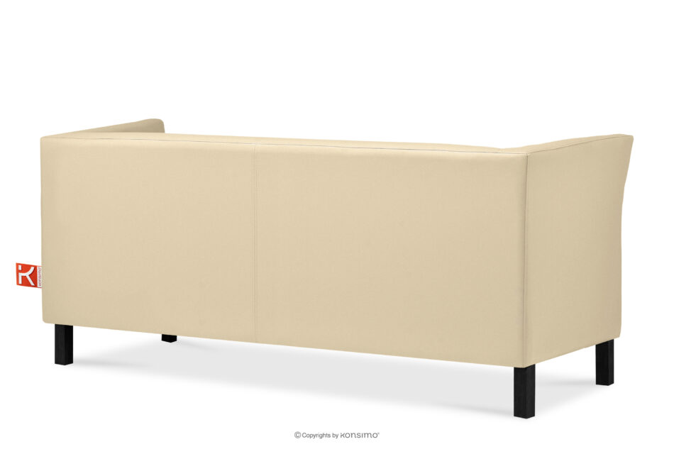 ESPECTO Sofa 3 osobowa do gabinetu kremowy kremowy - zdjęcie 3