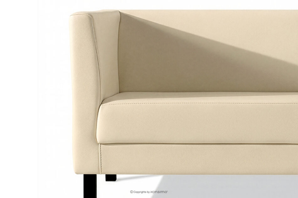 ESPECTO Sofa 3 osobowa do gabinetu kremowy kremowy - zdjęcie 6