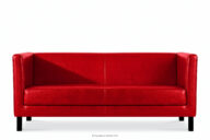 Sofa 3 osobowa do gabinetu czerwony