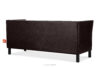 ESPECTO Sofa 3 osobowa do gabinetu ciemny brązowy ciemny brązowy - zdjęcie 4