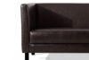 ESPECTO Sofa 3 osobowa do gabinetu ciemny brązowy ciemny brązowy - zdjęcie 7