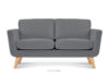 TAGIO Szara skandynawska sofa 2 osobowa szary - zdjęcie 1