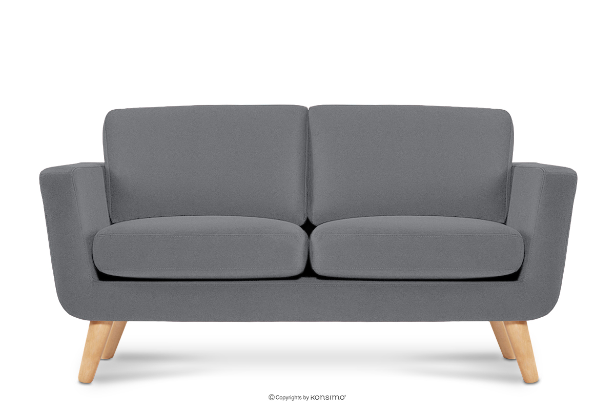 Szara skandynawska sofa 2 osobowa TAGIO