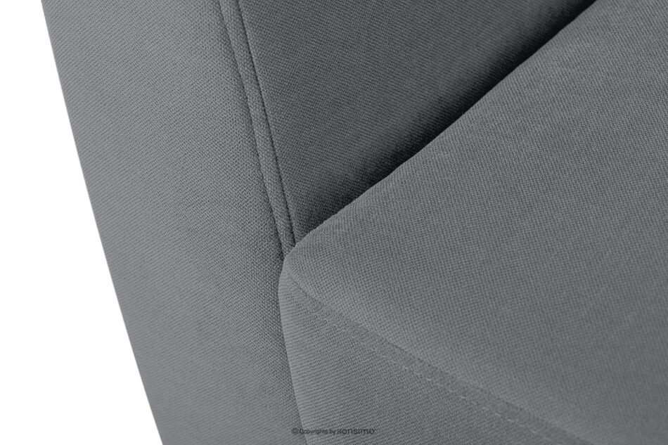 TAGIO Szara skandynawska sofa 2 osobowa szary - zdjęcie 6