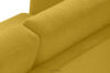 TAGIO Żółta skandynawska sofa 2 osobowa żółty - zdjęcie 10
