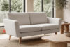 TAGIO Skandynawska sofa 2 osobowa w tkaninie baranek biała biały - zdjęcie 2