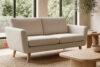 TAGIO Skandynawska sofa 2 osobowa w tkaninie baranek kremowa kremowy - zdjęcie 2
